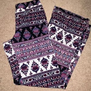 Purple palazzo pants